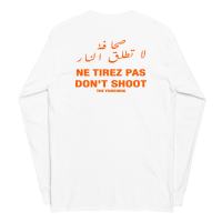 The Finishing Don’t Shoot LS TEE - White